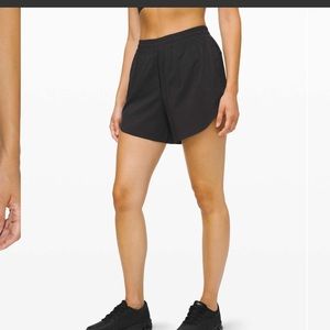 Lululemon always airy run shorts - size 6 - black